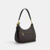 Borsa Hobo Teri in Signature Canvas