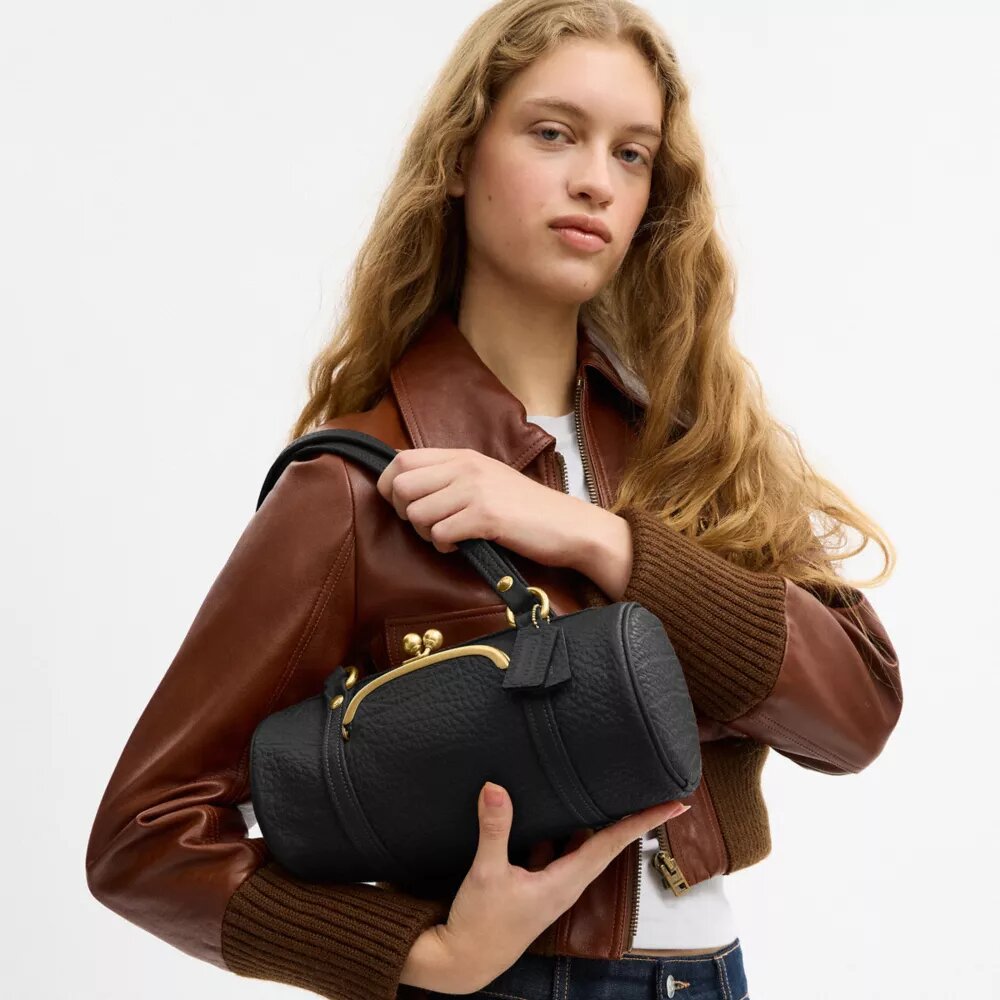 Borsa Kisslock Barrel 28