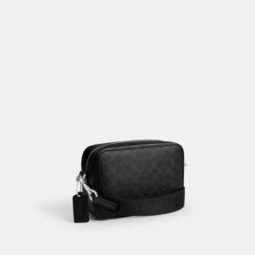 Borsa per fotocamera “Radio” in Signature Canvas