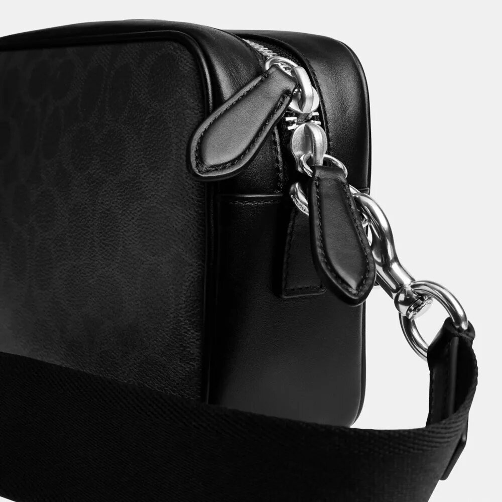 Borsa per fotocamera "Radio" in Signature Canvas