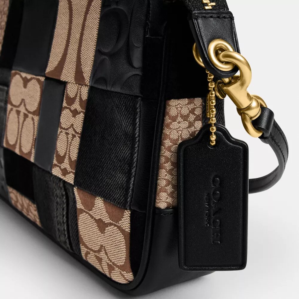 Borsa Plaza 25 con patchwork