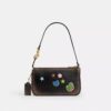 Borsa Plaza Rexy per il 10° compleanno, 18 in pelle "Loved" con stampa adesivi