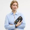 Borsa Plaza Rexy per il 10° compleanno, 18 in pelle "Loved" con stampa adesivi