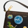 Borsa Plaza Rexy per il 10° compleanno, 18 in pelle "Loved" con stampa adesivi
