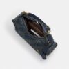 Borsa Pocket Juliet 30 in denim di cotone rigenerativo con trapuntatura