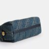 Borsa Pocket Juliet 30 in denim di cotone rigenerativo con trapuntatura
