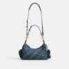 Borsa Pocket Juliet 30 in denim di cotone rigenerativo con trapuntatura