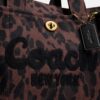 Borsa Tote cargo con stampa leopardata