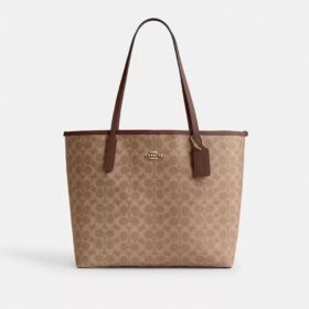 Borsa Tote City in Signature Canvas