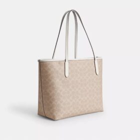 Borsa Tote City in Signature Canvas