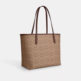 Borsa Tote City in Signature Canvas