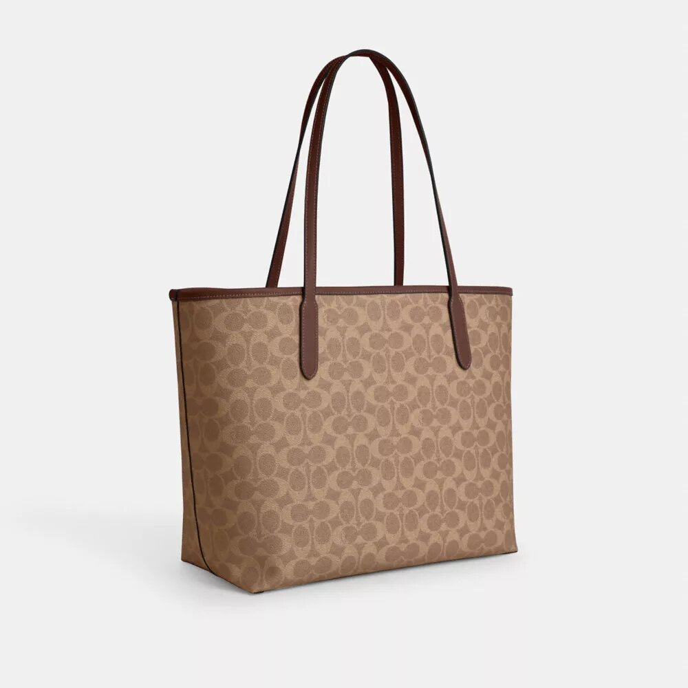Borsa Tote City in Signature Canvas