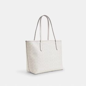 Borsa Tote City in Signature Canvas