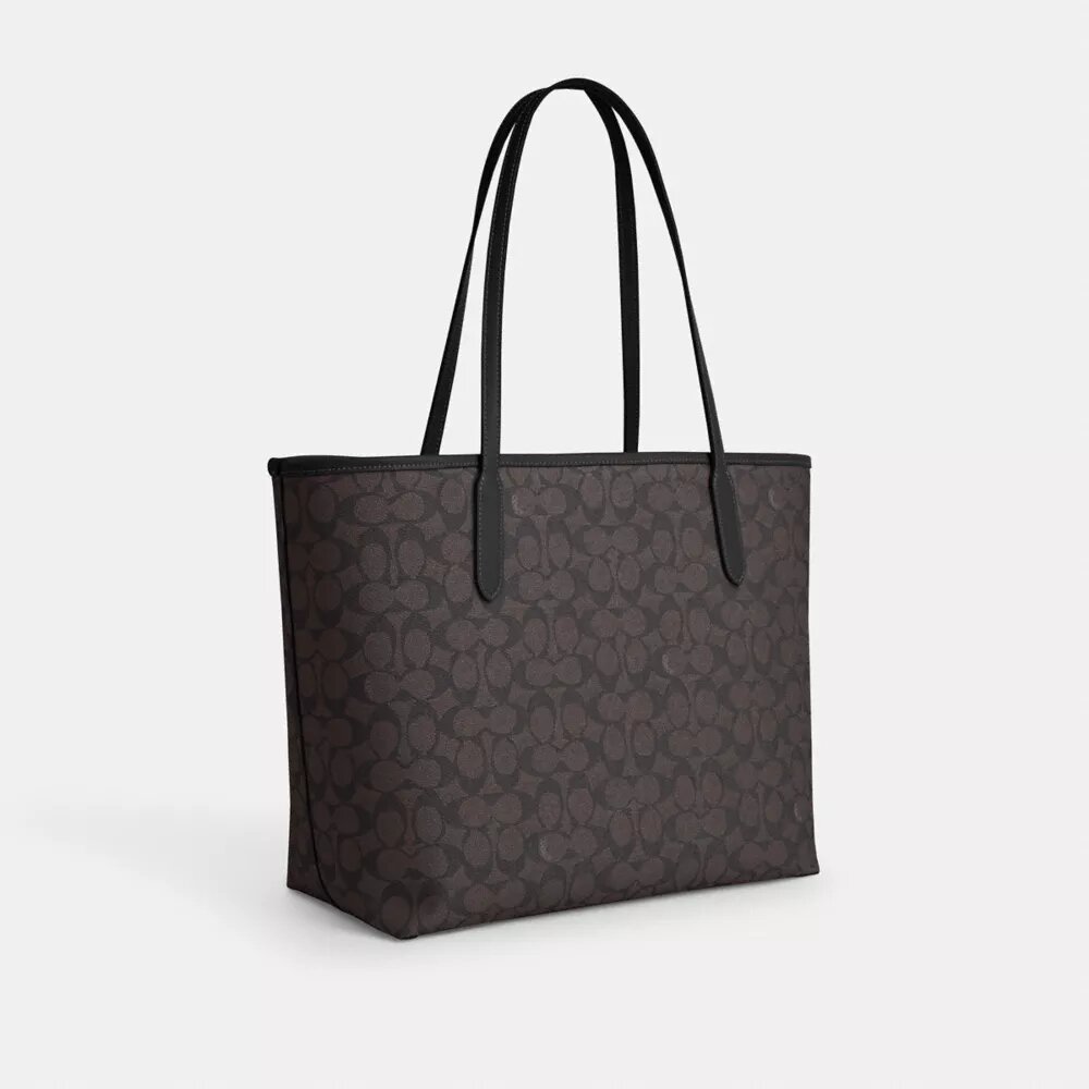 Borsa Tote City in Signature Canvas