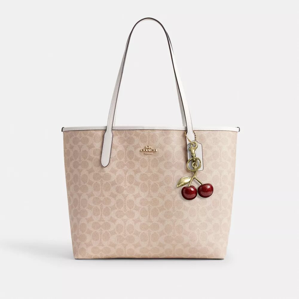 Borsa Tote City in Signature Canvas