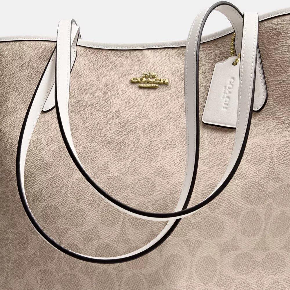 Borsa Tote City in Signature Canvas