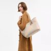Borsa Tote City in tela Rainbow Signature Canvas