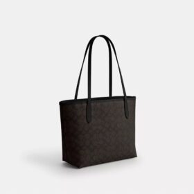 Borsa Tote City media in Signature Canvas