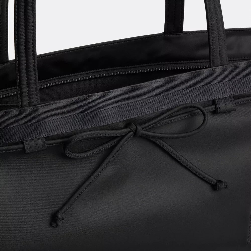 Borsa Tote Coachtopia con fiocco ad anello