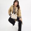 Borsa Tote Disney X Coach Cargo 26 con Topolino in tela di cotone rigenerativo