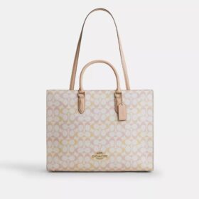 Borsa tote Maggie in Signature Canvas