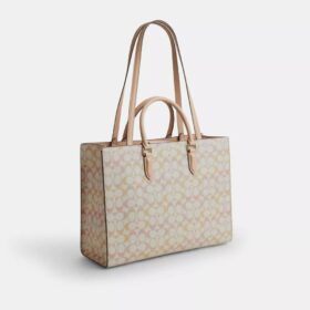 Borsa tote Maggie in Signature Canvas