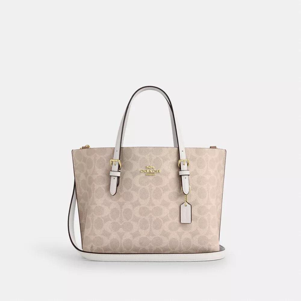 Borsa Tote Mollie 25 in Signature Canvas