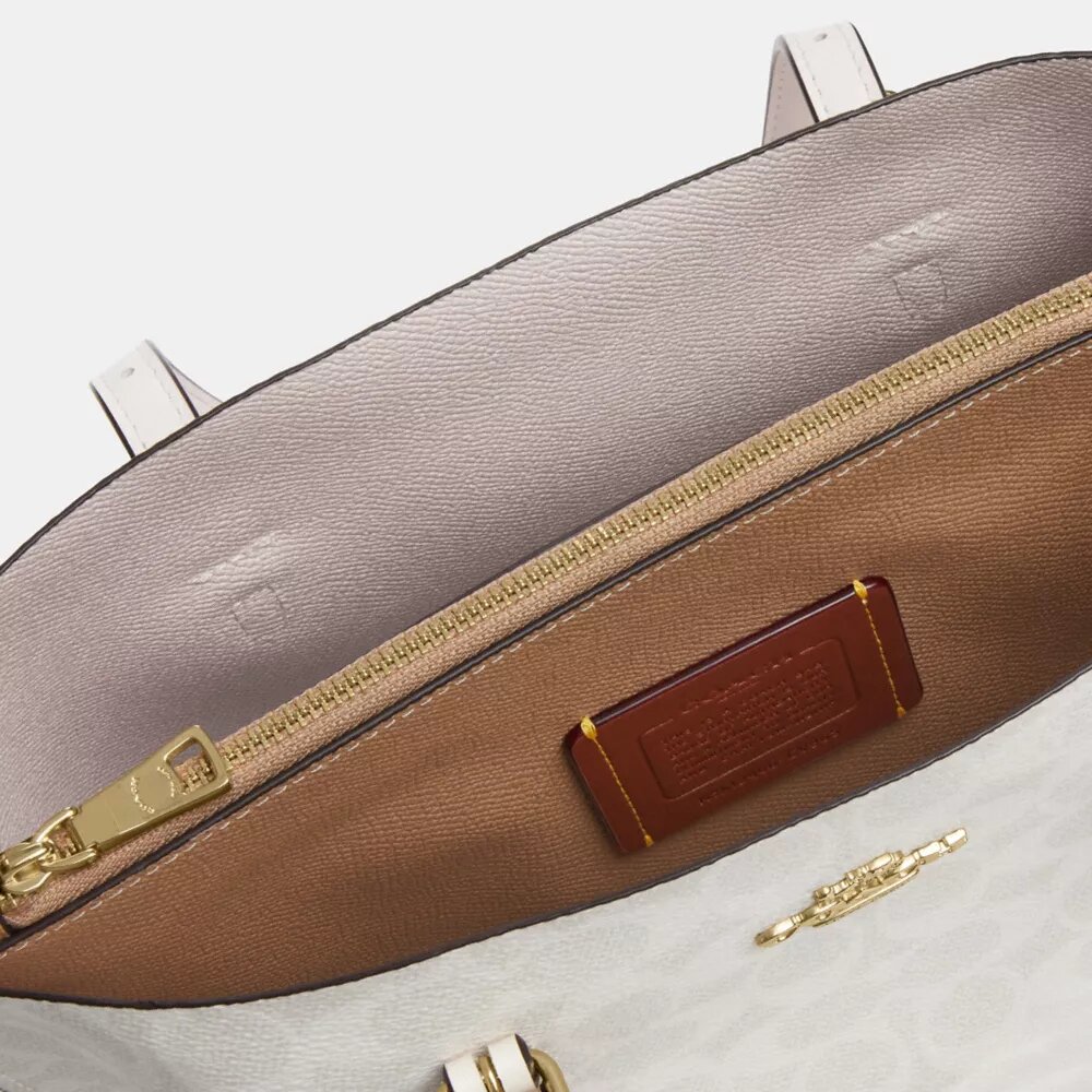 Borsa Tote Mollie 25 in Signature Canvas