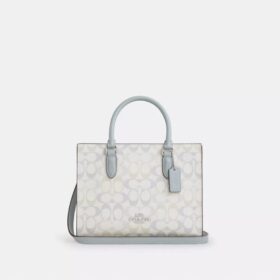 Borsa Tote piccola Maggie in Signature Canvas