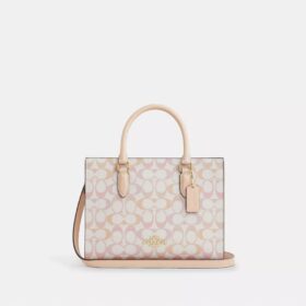 Borsa Tote piccola Maggie in Signature Canvas