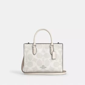 Borsa Tote piccola Maggie in Signature Canvas