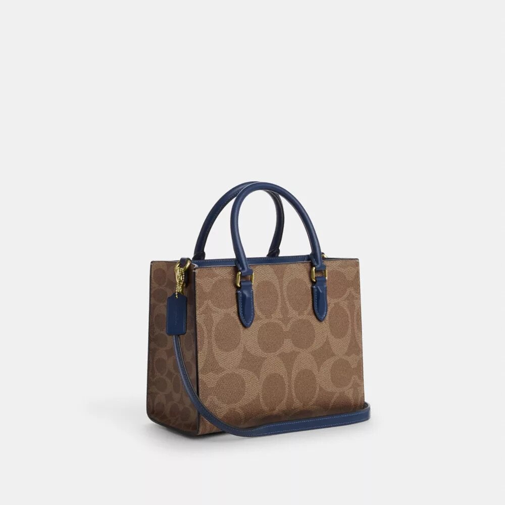 Borsa Tote piccola Maggie in Signature Canvas