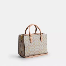 Borsa Tote piccola Maggie in Signature Canvas