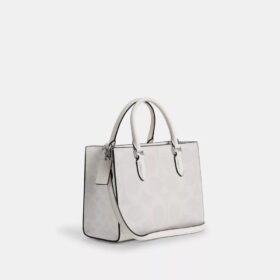 Borsa Tote piccola Maggie in Signature Canvas