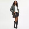 Borsa Tote piccola Maggie in Signature Canvas a blocchi