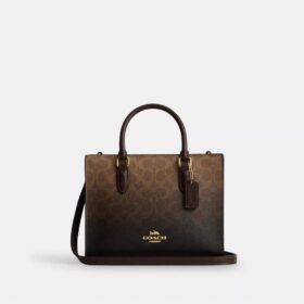Borsa Tote piccola Maggie in Signature Canvas sfumato