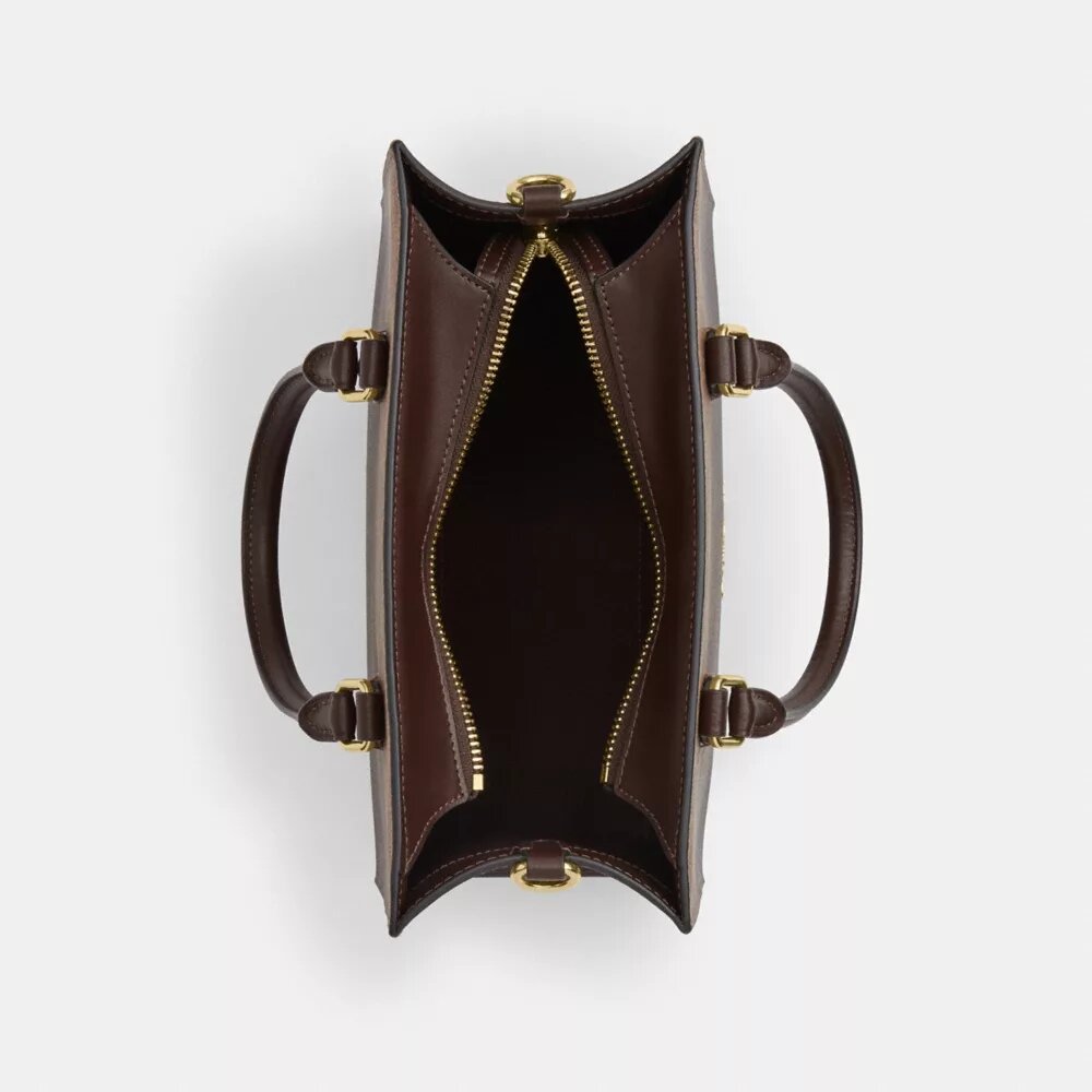 Borsa Tote piccola Maggie in Signature Canvas sfumato