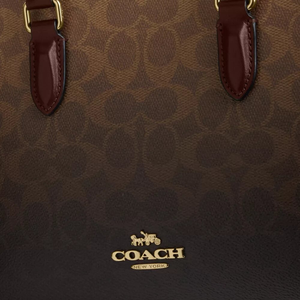 Borsa Tote piccola Maggie in Signature Canvas sfumato