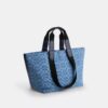 Borsa Tote Small Tour in denim esclusivo