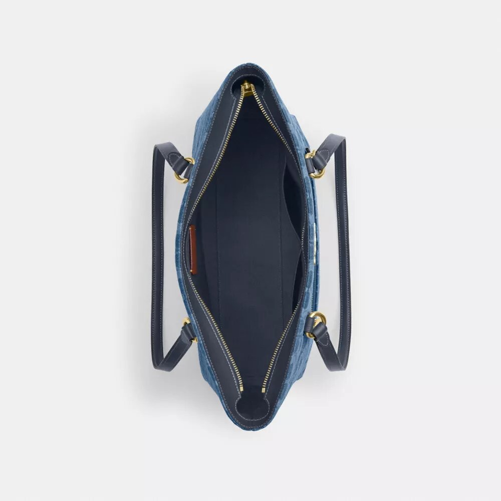 Borsa Tote Station in denim esclusivo
