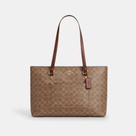 Borsa Tote Station in Signature Canvas