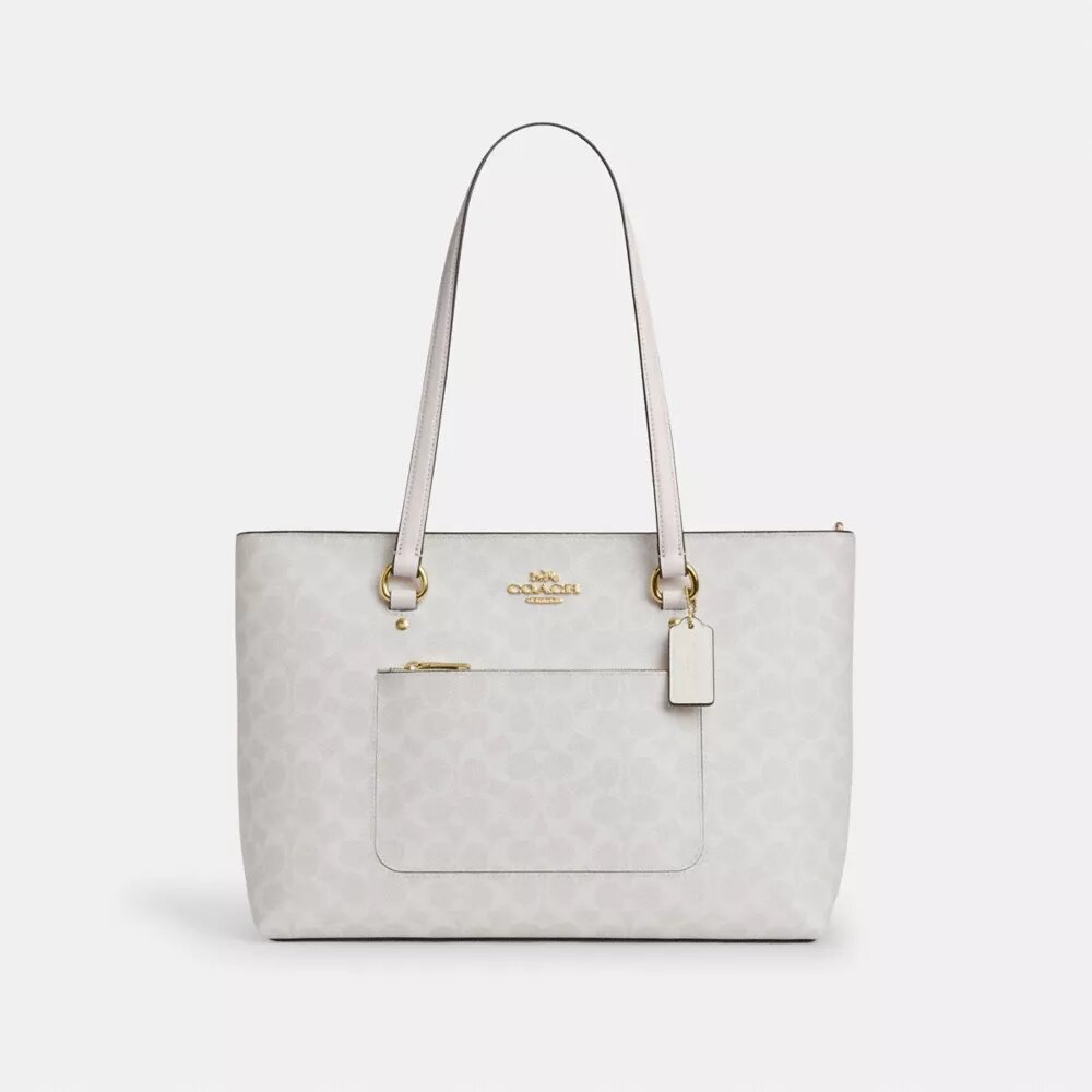 Borsa Tote Station in Signature Canvas