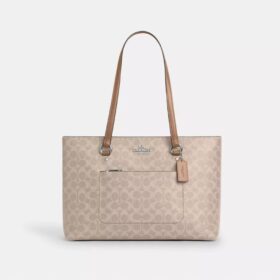 Borsa Tote Station in Signature Canvas