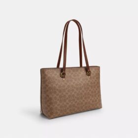 Borsa Tote Station in Signature Canvas