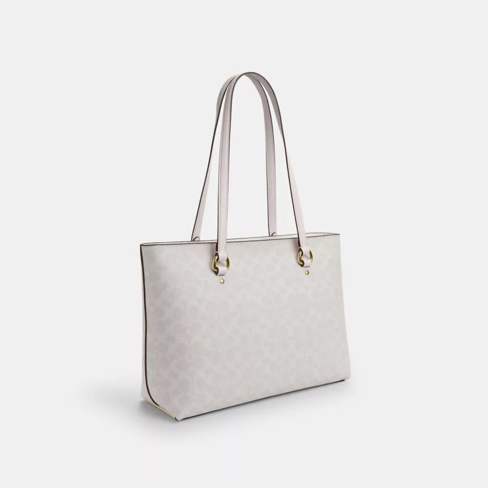 Borsa Tote Station in Signature Canvas