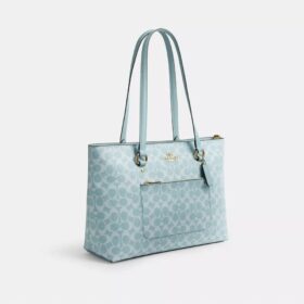 Borsa Tote Station in Signature Canvas