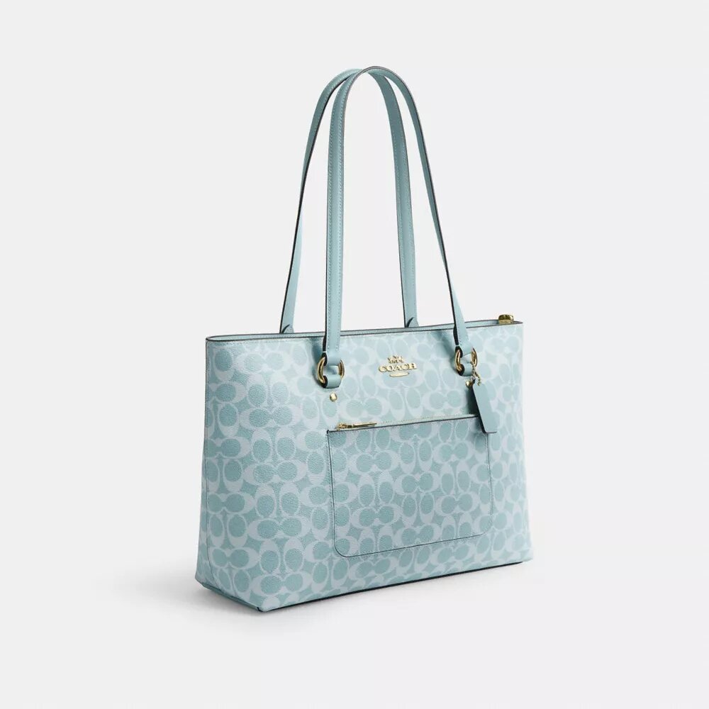 Borsa Tote Station in Signature Canvas