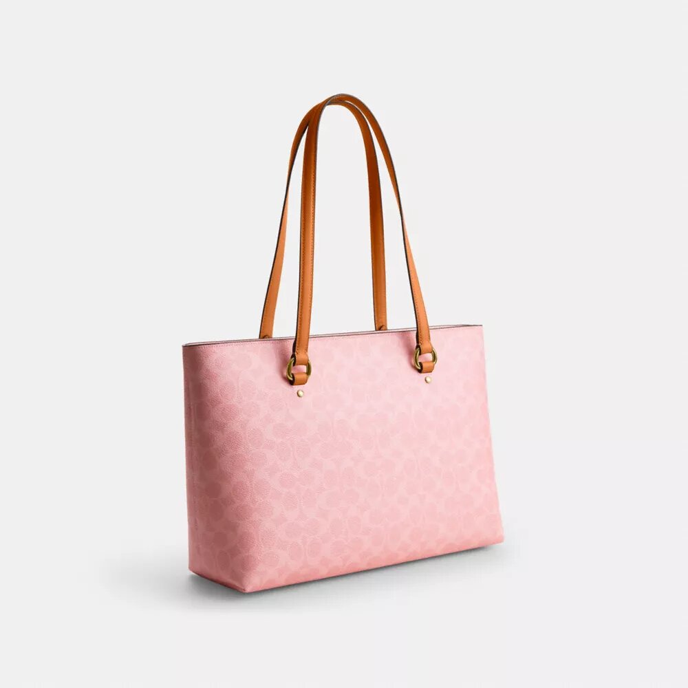 Borsa Tote Station in Signature Canvas