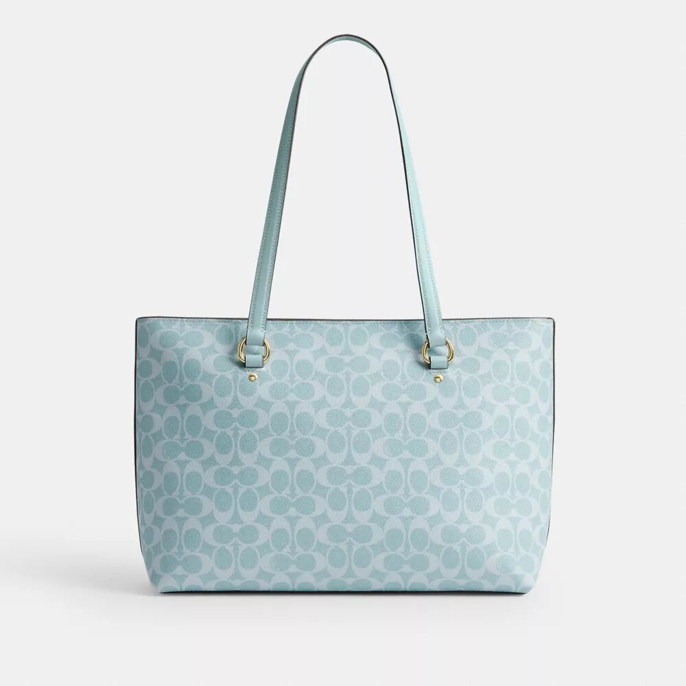 Borsa Tote Station in Signature Canvas