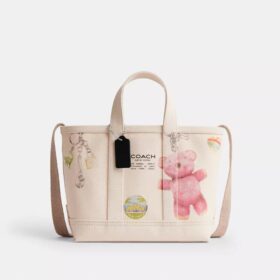 Borsa Utility Shopper 27 con stampa a schizzi